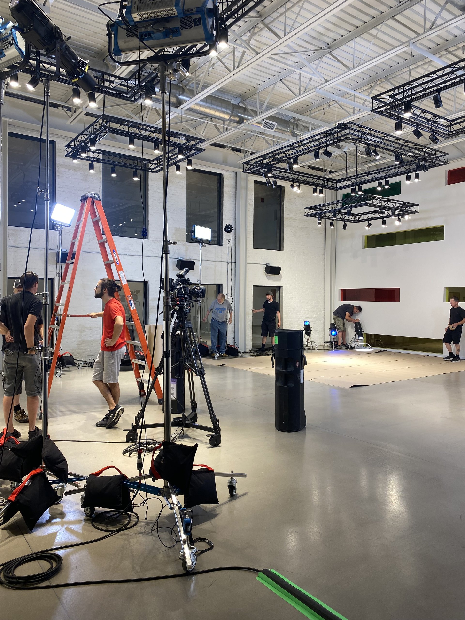 The first floor event space at Billy Penn Studios, available for filming