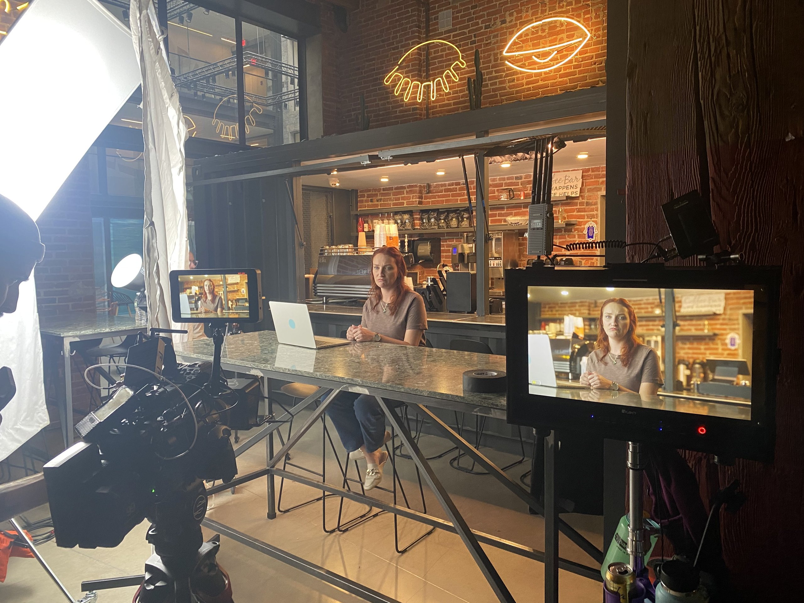 The café at Billy Penn Studios, available for filming near Northern Liberties and Fishtown