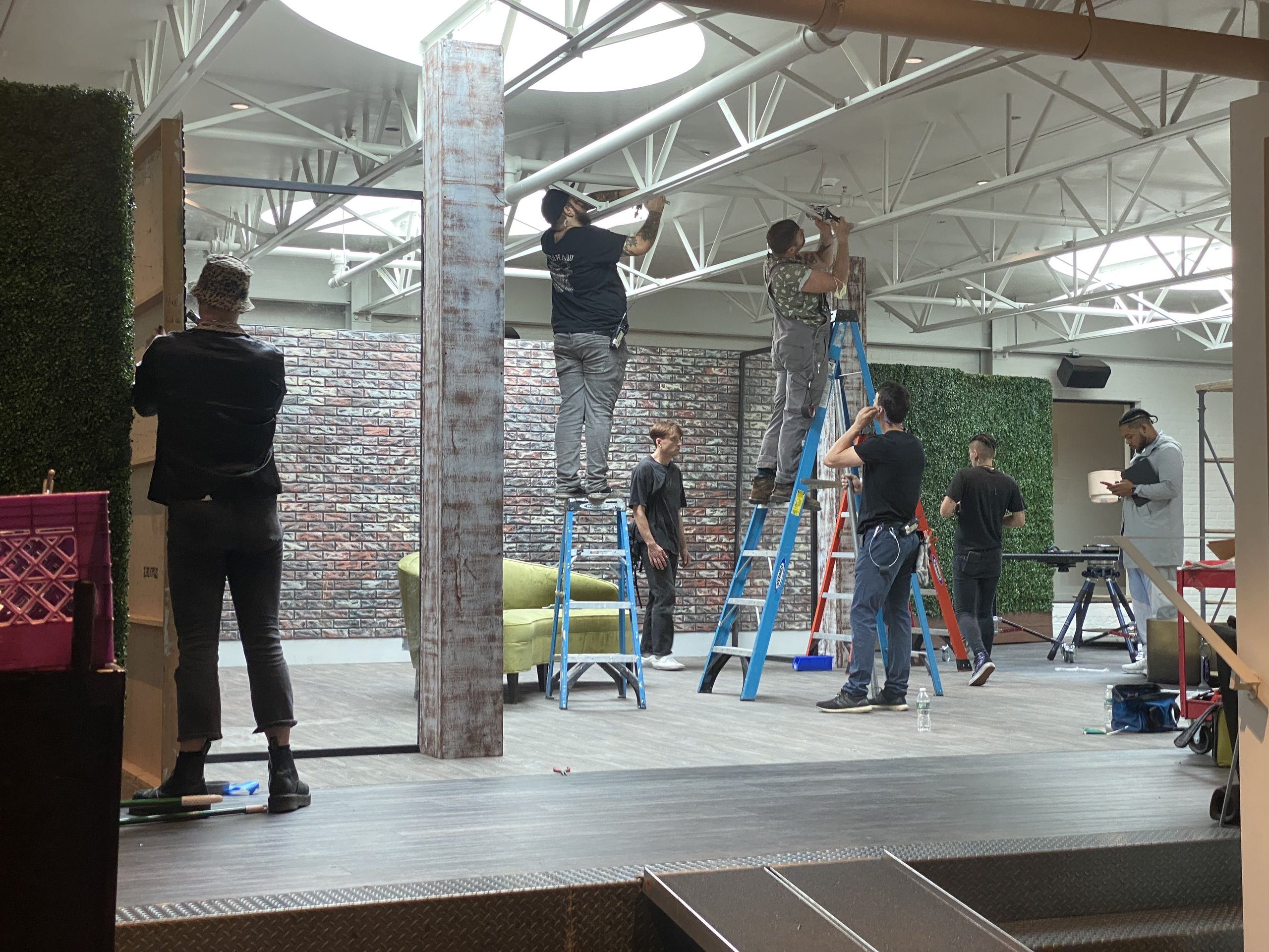 An event space at Billy Penn Studios, available as a filming location