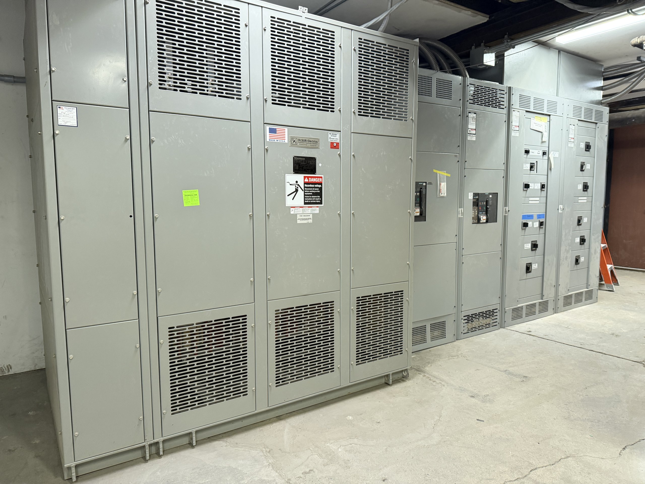 High tension power service at Billy Penn Studios, Philadelphia