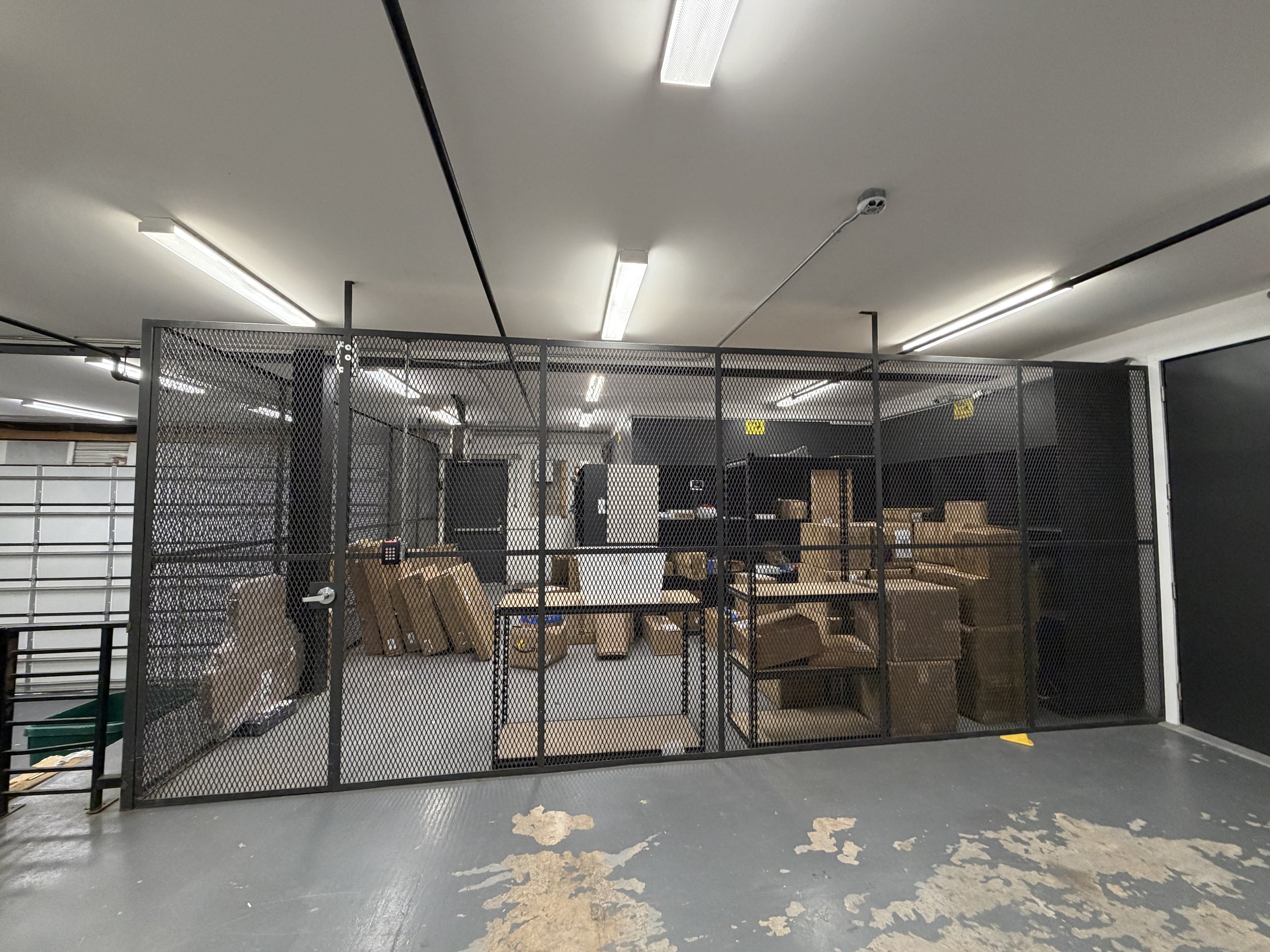 The package room at Billy Penn Studios, for tenant deliveries and ecommerce