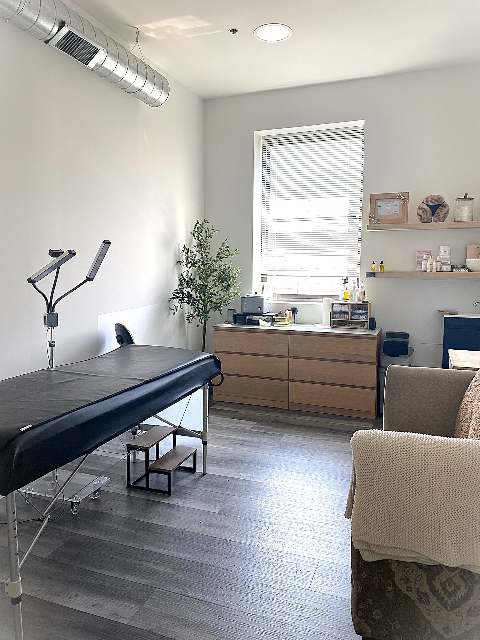 Inside a salon suite at Billy Penn Studios